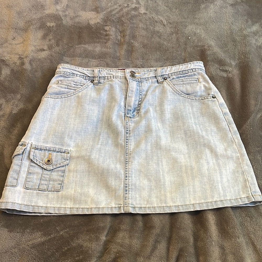 ~Jean skirt cargo style~